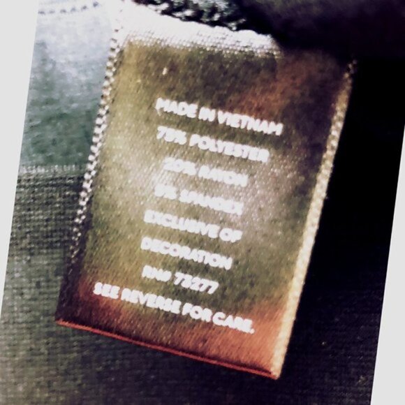 Simply Vera Wang Womens Black High Rise Knit Lace Up Leggings Plus Sz XXL New - Picture 6 of 8